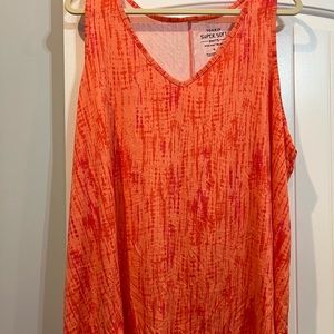 Torrid super soft orange tank sz 4